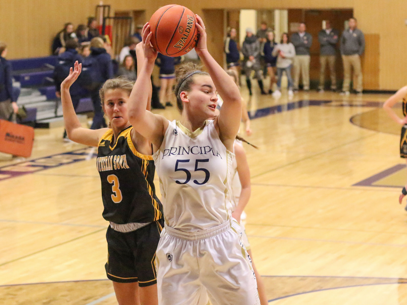 Principia vs. Lutheran South girls basketball